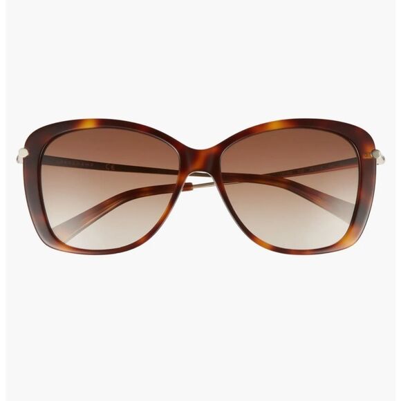 Longchamp 56mm Gradient Lens Butterfly Blonde Havana Sunglasses LO616S(MSRP$175) - Picture 2 of 9